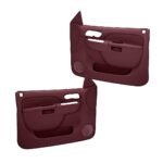 Coverlay 18-74F-MR Front, Driver and Passenger Side Door Trim Panel - Maroon