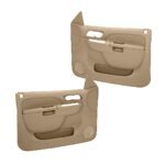 Coverlay 18-74F-NTL Front, Driver and Passenger Side Door Trim Panel - Neutral
