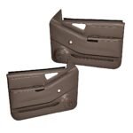 Coverlay 18-94N-DBR Front, Driver or Passenger Side Door Trim Panel - Dark Brown