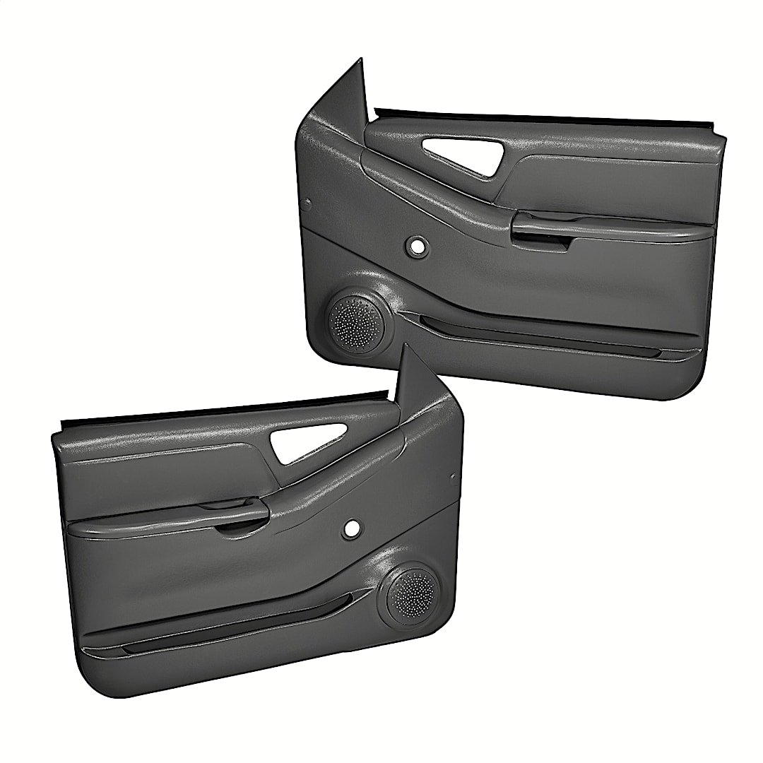 cvl1894ndgr_1.jpg Coverlay 18-94N-DGR Front, Driver or Passenger Side Door Trim Panel - Dark Gray - Image 1