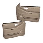Coverlay 18-94N-MBR Front, Driver or Passenger Side Door Trim Panel - Medium Brown