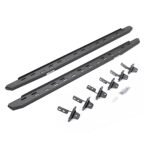 Go Rhino 69612973ST Running Boards, Protective Bedliner Coating, Galvanized Steel, Mounting Bracket Kit Included, 4-Door, Sport Utility, RB30 Slim Line Series