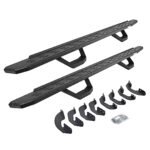 Go Rhino 6964168720T Running Boards, Protective Bedliner Coating, Galvanized Steel, Bracket Included, 4-Door, Crew Cab Pickup, Crew Max, RB30 Series