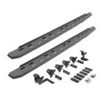Go Rhino 69650568ST Running Boards, Protective Bedliner Coating, Galvanized Steel, Mounting Bracket Kit Included, 4-Door, Sport Utility, RB30 Slim Line Series