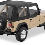 Bestop 51120-15 Replace-A-Top Soft Top - Without Frame (Requires Factory Frame) Black Denim