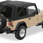 Bestop 51123-15 Replace-A-Top Soft Top - Without Frame (Requires Factory Frame) Black Denim