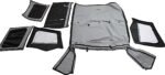Bestop 51123-15 Replace-A-Top Soft Top - Without Frame (Requires Factory Frame) Black Denim - Image 2
