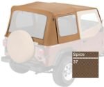 Bestop 51123-37 Replace-A-Top Soft Top - Without Frame (Requires Factory Frame) Spice - Image 6