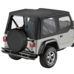 Bestop 51124-15 Replace-A-Top Soft Top - Without Frame (Requires Factory Frame) Black Denim - Image 2