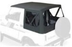 Bestop 51361-15 Replace-A-Top Soft Top - Without Frame (Requires Factory Frame) Black Denim - Image 3
