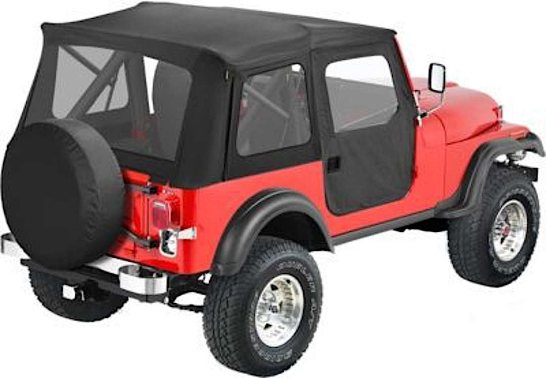 d345159701_1.jpg Bestop 51597-01 Supertop Soft Top - With Frame (Frame Included) Black - Image 1