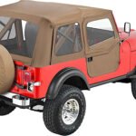 Bestop 51597-04 Supertop Soft Top - With Frame (Frame Included) Tan