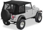 Bestop 51599-15 Supertop Soft Top - With Frame (Frame Included) Black Denim - Image 3