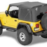 Bestop 54720-15 Supertop NX Soft Top - With Frame (Frame Included) Black Denim