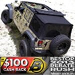 Bestop 54720-15 Supertop NX Soft Top - With Frame (Frame Included) Black Denim - Image 35