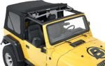 Bestop 54820-17 Supertop NX Soft Top - With Frame (Frame Included) Black twill - Image 2