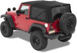 Bestop 54822-17 Supertop NX Soft Top - With Frame (Frame Included) Black twill