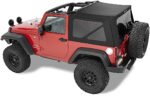 Bestop 54822-17 Supertop NX Soft Top - With Frame (Frame Included) Black twill - Image 2