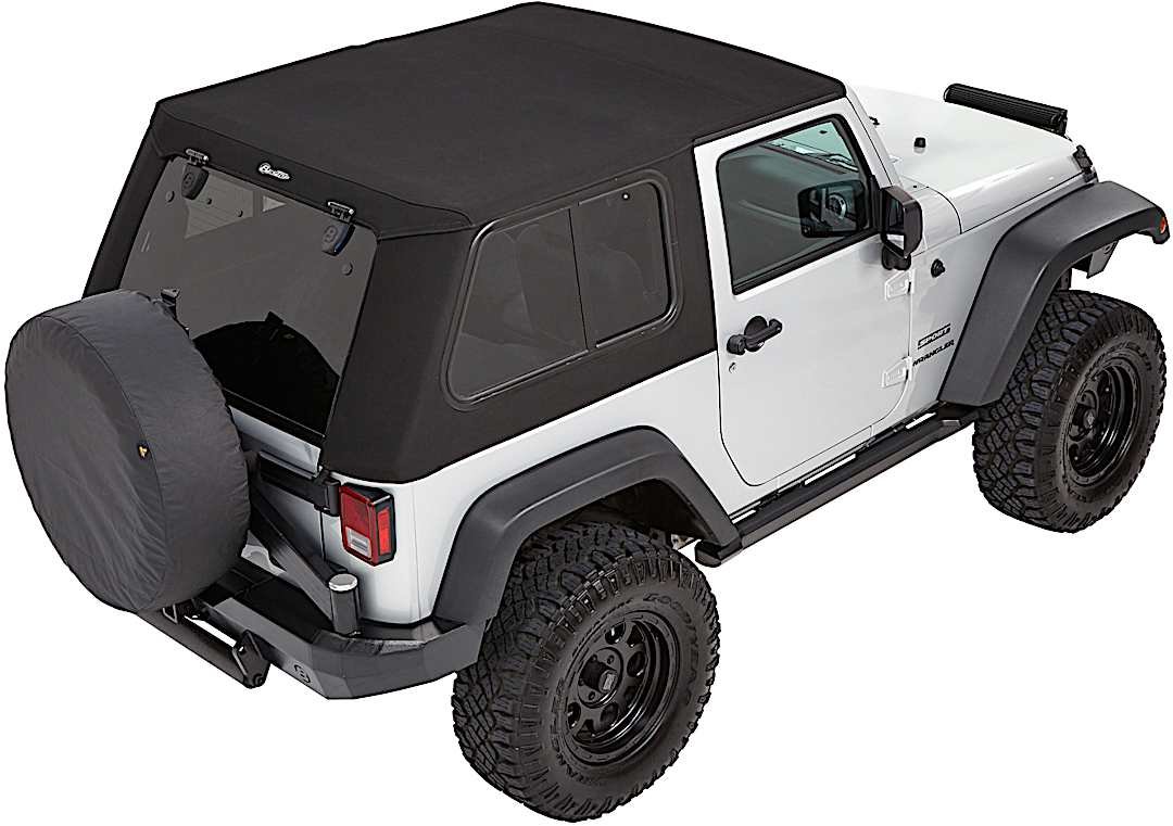 d345486217_1.jpg Bestop 54862-17 Trektop Pro Hybrid Fastback Soft Top - Frameless Design Black - Image 1