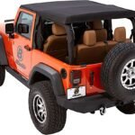 Bestop 54922-17 Trektop Glide FastBack  Soft Top - With Frame (Frame Included) Black twill