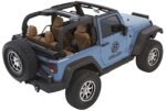 Bestop 54922-35 Trektop Glide FastBack  Soft Top - With Frame (Frame Included) Black diamond - Image 4