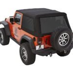 Bestop 54922-74 Trektop Glide FastBack  Soft Top - Without Frame (Requires Factory Frame) Pebble Beige