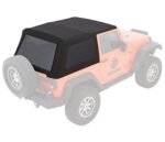 Bestop 54922-74 Trektop Glide FastBack  Soft Top - Without Frame (Requires Factory Frame) Pebble Beige - Image 2