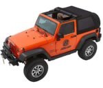Bestop 54922-74 Trektop Glide FastBack  Soft Top - Without Frame (Requires Factory Frame) Pebble Beige - Image 3