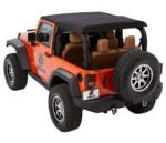 Bestop 54922-74 Trektop Glide FastBack  Soft Top - Without Frame (Requires Factory Frame) Pebble Beige - Image 5