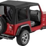 Bestop 55629-15 Soft Top Fabric - Black Denim, Sold individually