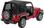 Bestop 55629-15 Soft Top Fabric - Black Denim, Sold individually