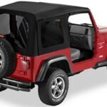 Bestop 55629-35 Soft Top Fabric - Black diamond, Sold individually