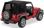 Bestop 55629-35 Soft Top Fabric - Black diamond, Sold individually