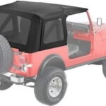 Bestop 55729-15 Soft Top Fabric - Black Denim, Sold individually