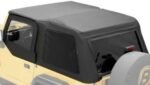 Bestop 56820-15 Trektop Fastback Soft Top - With Frame (Frame Included) Black Denim - Image 4
