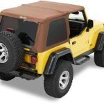 Bestop 56820-37 Trektop Fastback Soft Top - With Frame (Frame Included) Spice