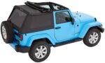 Bestop 56852-17 Trektop Fastback Soft Top - With Frame (Frame Included) Black twill - Image 11