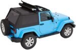 Bestop 56852-17 Trektop Fastback Soft Top - With Frame (Frame Included) Black twill - Image 10