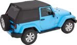 Bestop 56852-35 Trektop Fastback Soft Top - With Frame (Frame Included) Black diamond
