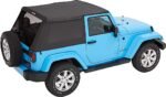 Bestop 56852-35 Trektop Fastback Soft Top - With Frame (Frame Included) Black diamond - Image 4