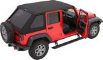 Bestop 56853-17 Trektop Fastback Soft Top - With Frame (Frame Included) Black twill - Image 6
