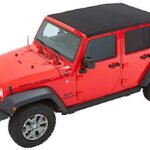 Bestop 56853-35 Trektop Fastback Soft Top - With Frame (Frame Included) Black diamond