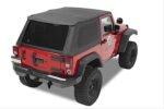 Bestop 56862-35 Trektop Fastback Soft Top - With Frame (Frame Included) Black diamond
