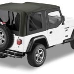 Bestop 79129-35 Replace-A-Top Soft Top - Without Frame (Requires Factory Frame) Black diamond