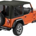 Bestop 79140-35 Replace-A-Top Soft Top - Without Frame (Requires Factory Frame) Black diamond