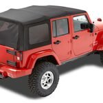 Bestop 79837-17 Replace-A-Top Soft Top - Without Frame (Requires Factory Frame) Black twill