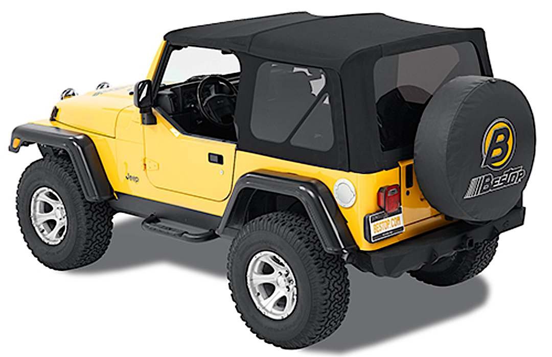 d347984117_1.jpg Bestop 79841-17 Replace-A-Top Soft Top - Without Frame (Requires Factory Frame) Black twill - Image 1