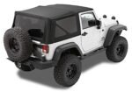 Bestop 79846-17 Replace-A-Top Soft Top - Without Frame (Requires Factory Frame) Black twill