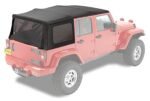 Bestop 79847-17 Replace-A-Top Soft Top - Without Frame (Requires Factory Frame) Black twill - Image 2