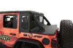 Bestop 80100-17 Trektop Halftop Soft Top - Frameless Design Black twill - Image 6